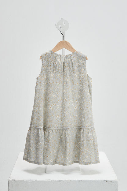 Luxuryコレクション: Floral - フローラ フレンチ風花柄ノースリーブワンピース