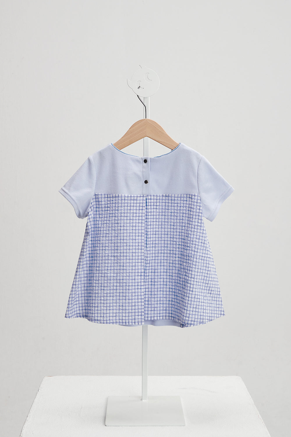 Main コレクション: Vichy - ヴィシー 花びらカラー切替えブラウス