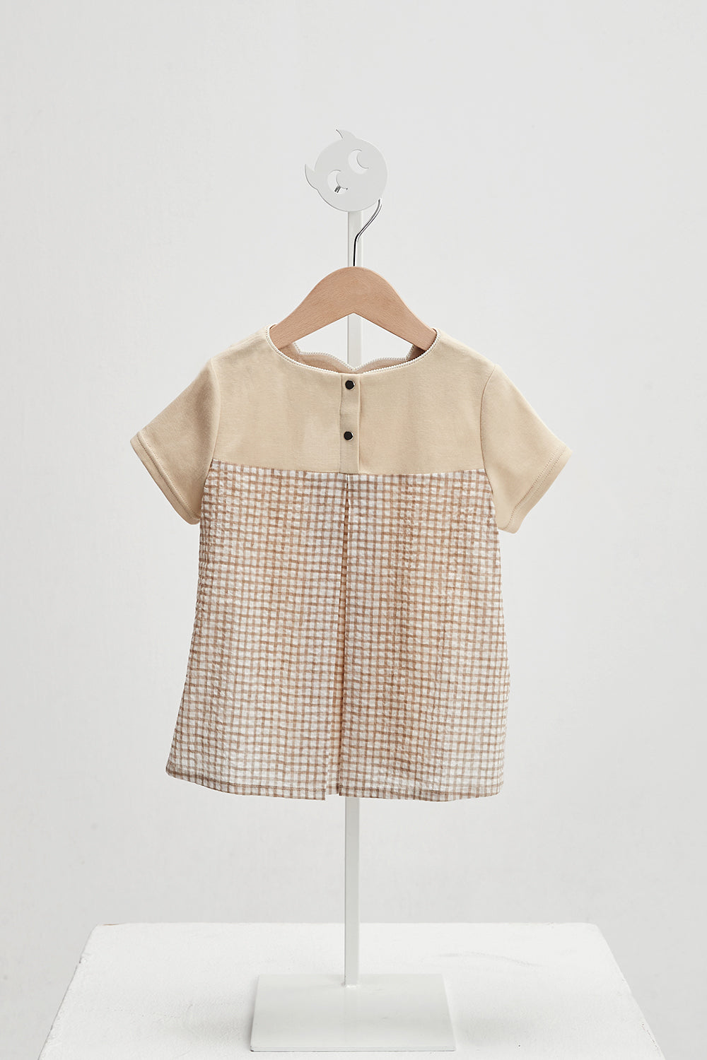 Main コレクション: Vichy - ヴィシー 花びらカラー切替えブラウス