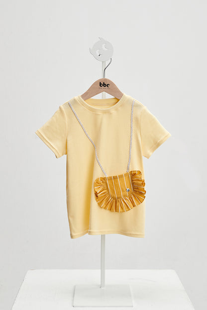 Main コレクション:　Mode - ガールズサイドバッグ付きTシャツ