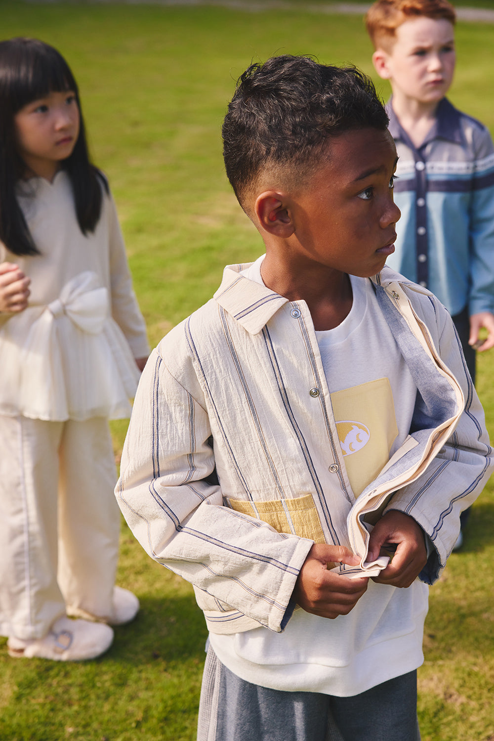 Mainコレクション：Eko Stripeリバーシブルジャケット