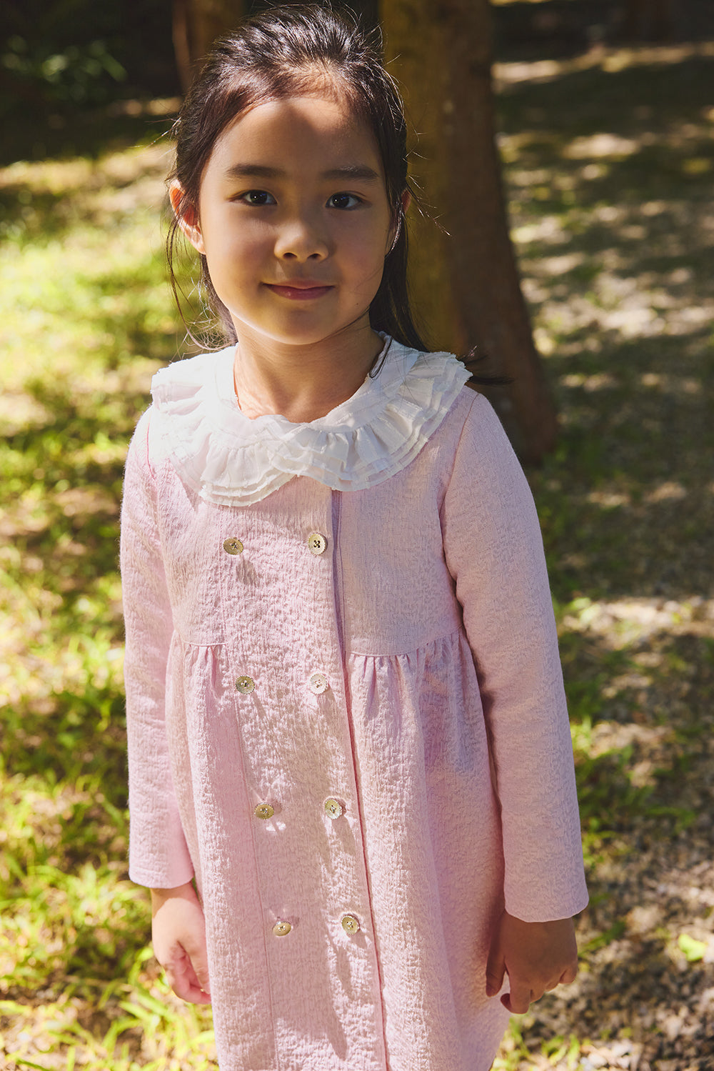 Luxuryコレクション：Frill Fairy ダブルブレストワンピース