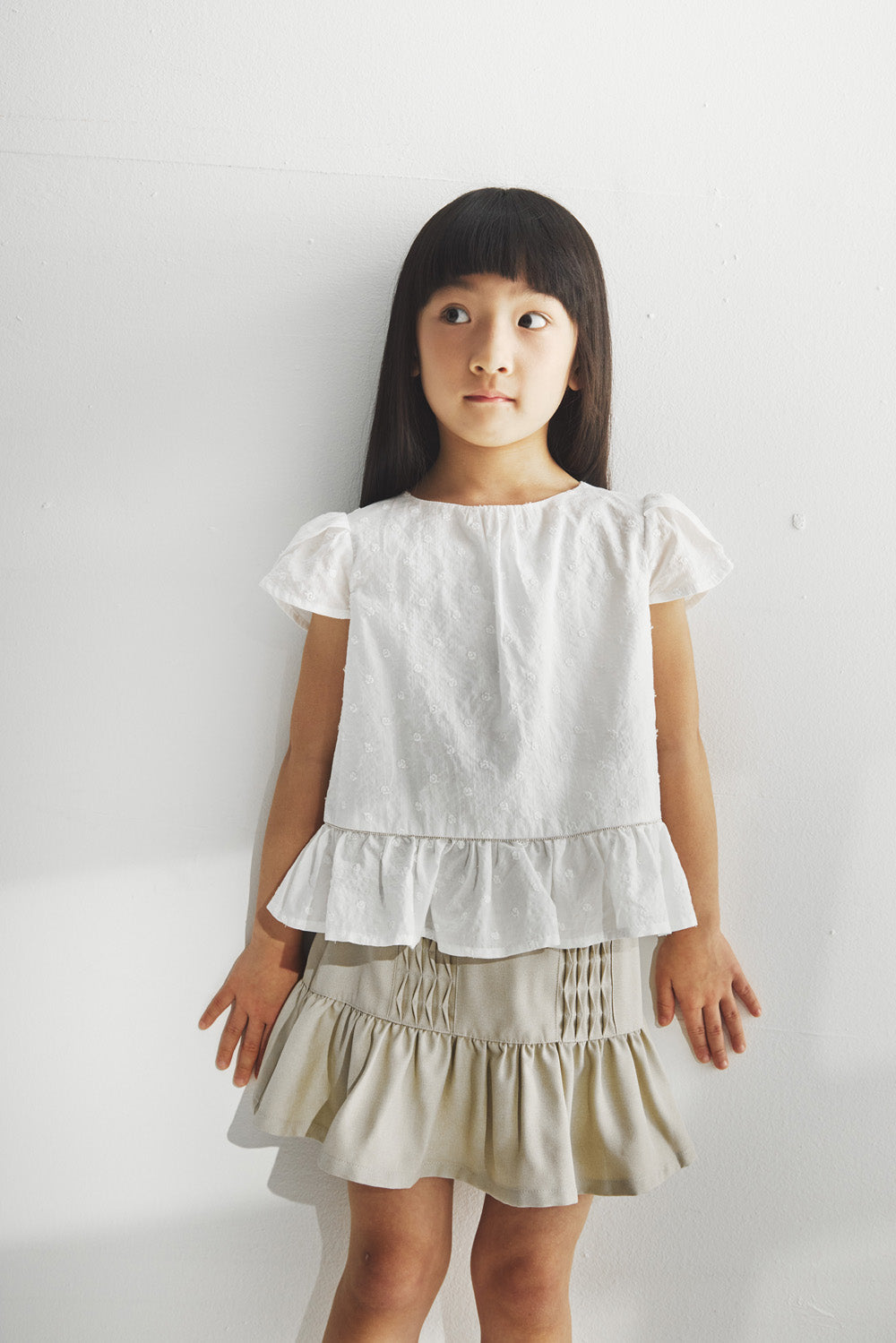【予約商品】Luxury コレクション：Lumi ペタルスリーブトップス