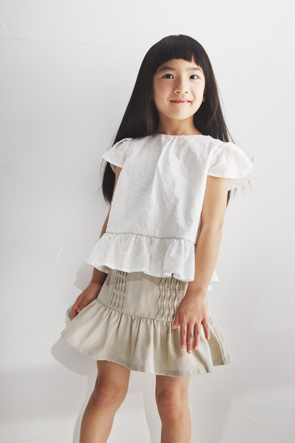 【予約商品】Luxury コレクション：Lumi ペタルスリーブトップス