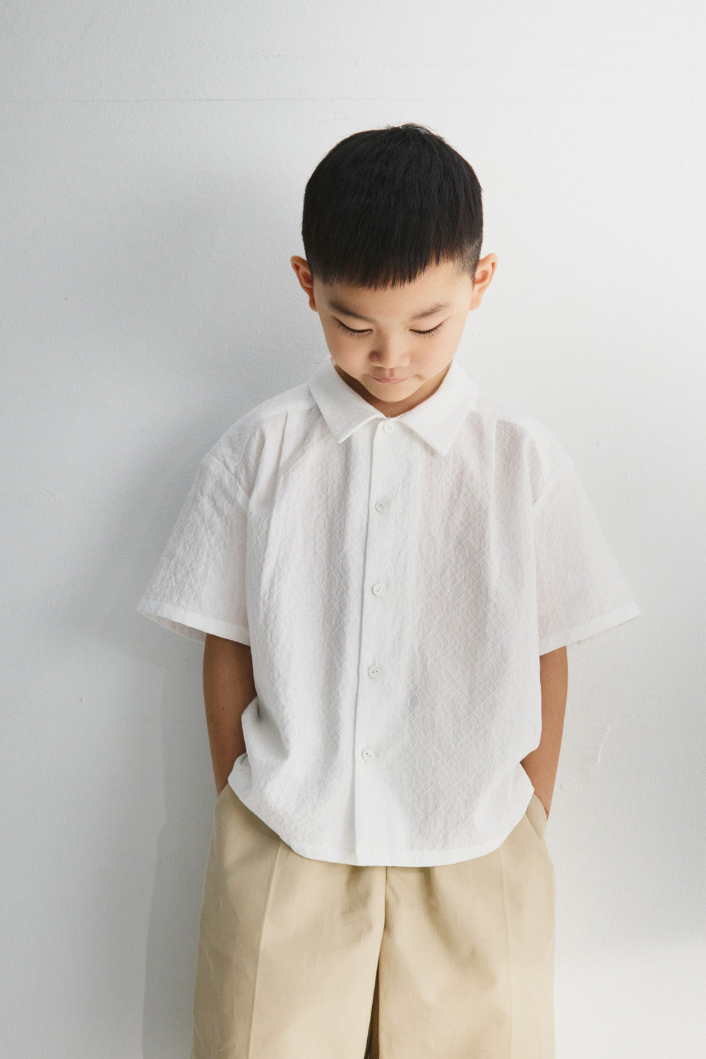 【予約商品】Luxury コレクション：Prep Style 半袖シャツ