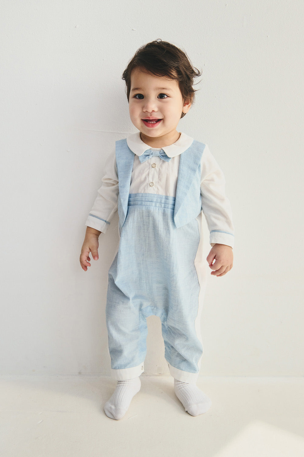 【予約商品】Main コレクション：Young Duke ジェントルマン風ロンパース