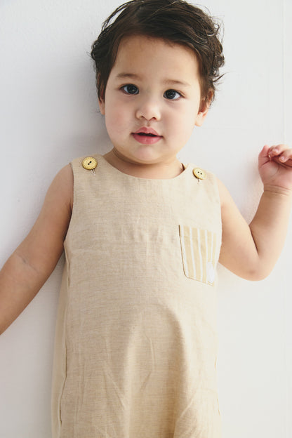 【予約商品】Main コレクション：Casual Line ポケット付きサロペット