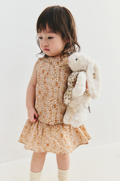 【予約商品】Luxury コレクション：Flora 花柄ノースリーブトップス