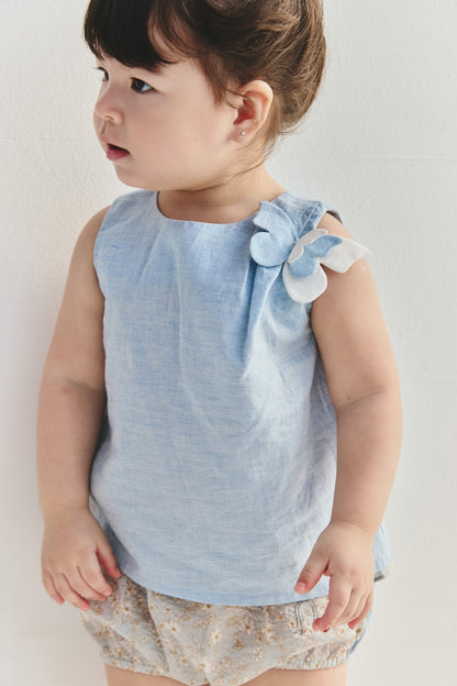 【予約商品】Luxuryコレクション：Doux Garden 花柄多層フリルブルマ
