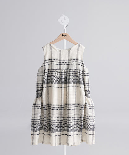 Luxuryコレクション - Monet gardenスカラップネックワンピース