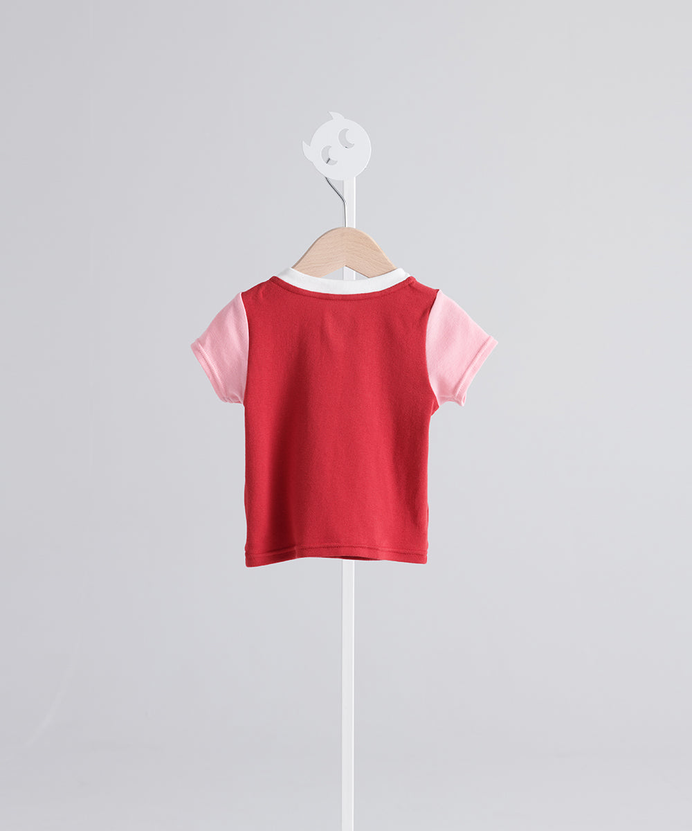 バイカラービッグポケットTシャツ