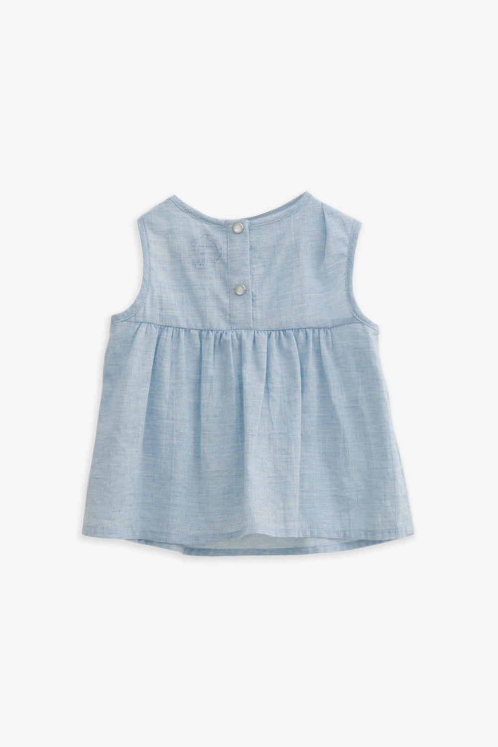 【予約商品】Main コレクション：Flutter ツイストノースリーブトップス