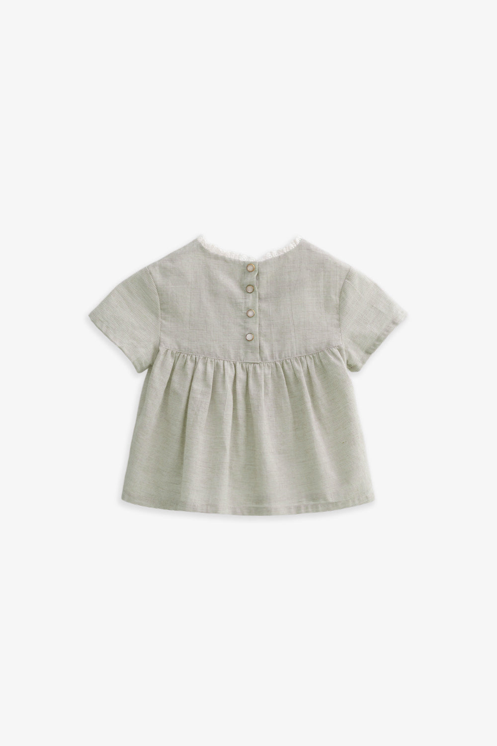 【予約商品】Main コレクション：Papillon レーススタンドカラートップス