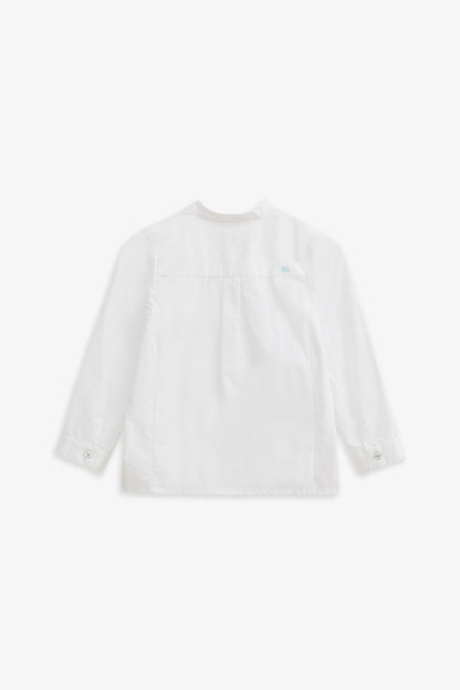【予約商品】Main コレクション：Heritage Collar ウィングカラー長袖シャツ