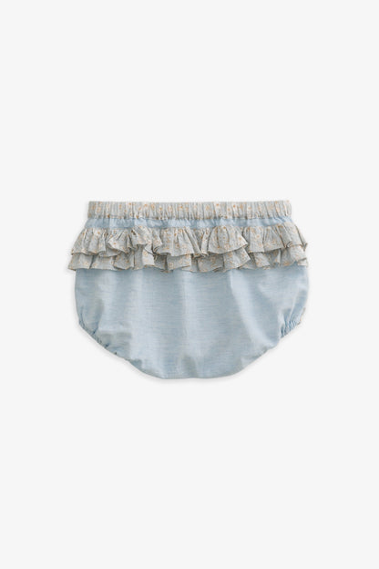 【予約商品】Luxuryコレクション：Doux Garden 花柄多層フリルブルマ
