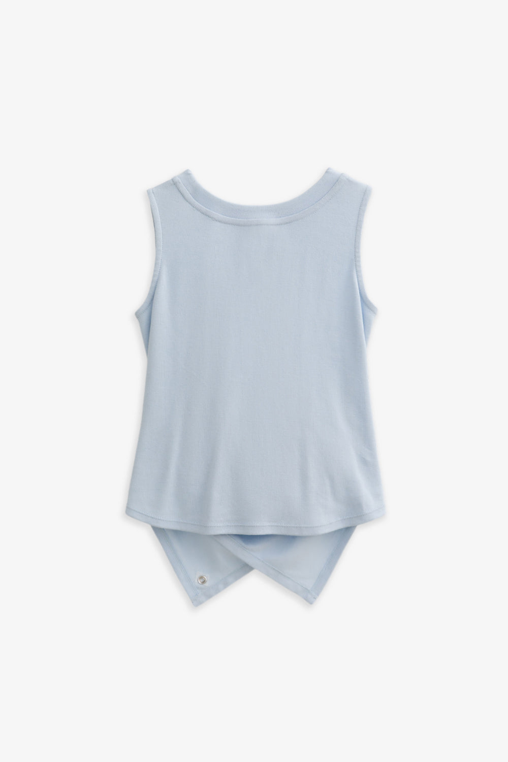 【予約商品】Main コレクション ：Floating Layer ツイストノースリーブトップス