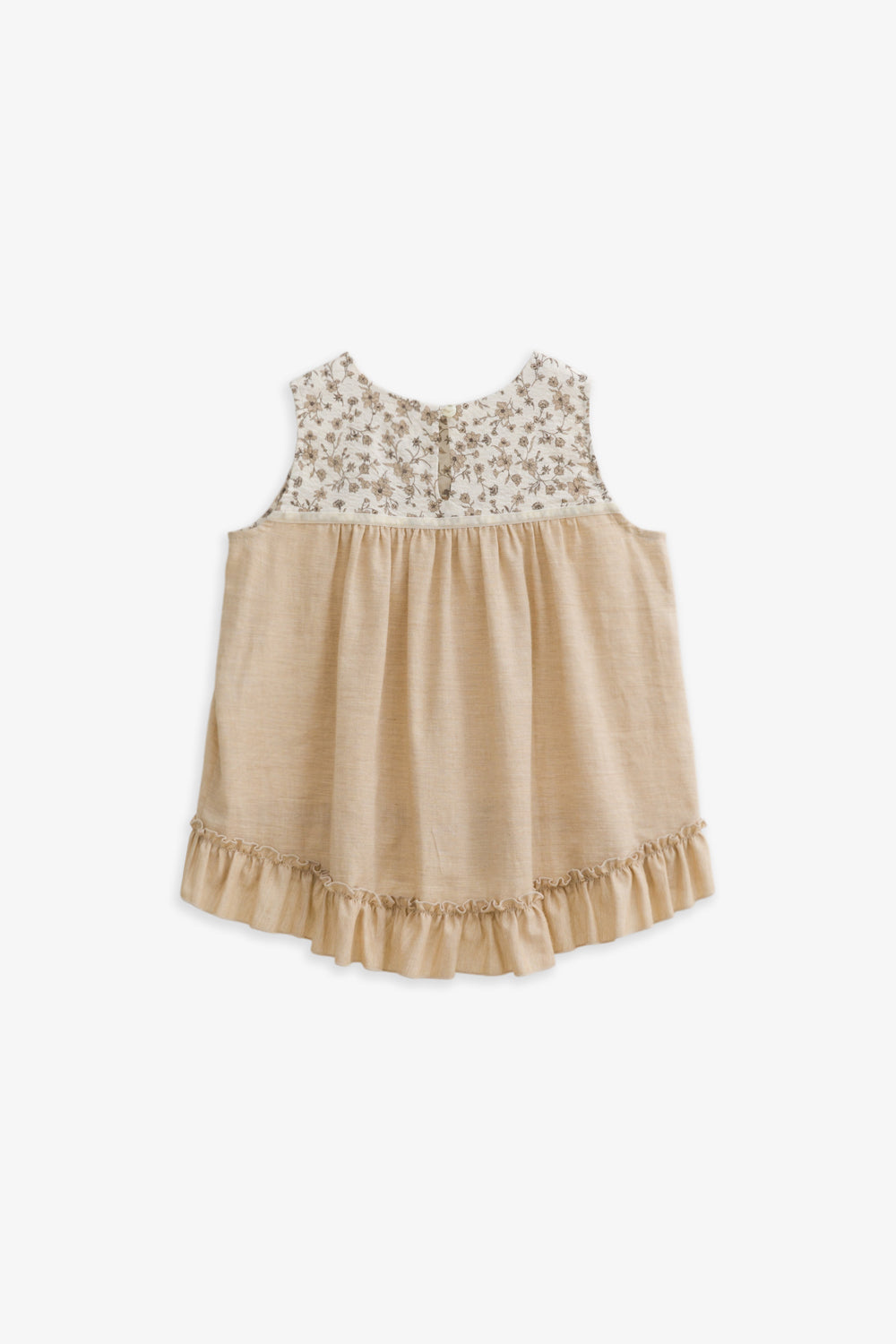 【予約商品】Luxury コレクション：Petit フラワープリントノースリーブトップス