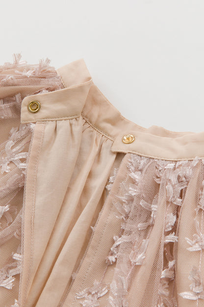 【予約商品】Luxury コレクション：Soft Wings リボン付きケープ
