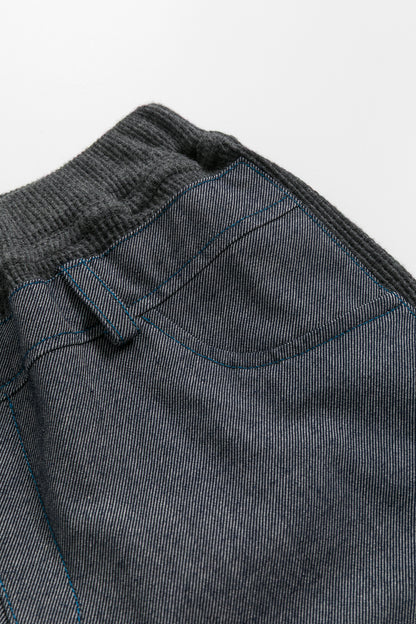Luxuryコレクション：Fusionデコンストラクションワイドパンツ