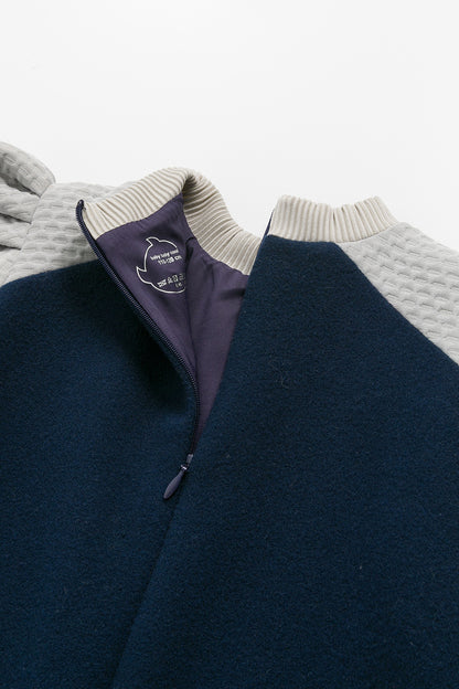 【予約商品】Luxuryコレクション：アシンメトリーウールロング丈トップス