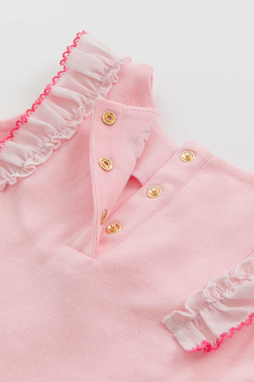 【予約商品】Main コレクション： Aurore フリルノースリーブトップス