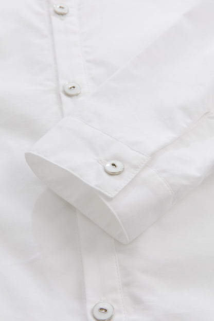 【予約商品】Main コレクション：Heritage Collar ウィングカラー長袖シャツ