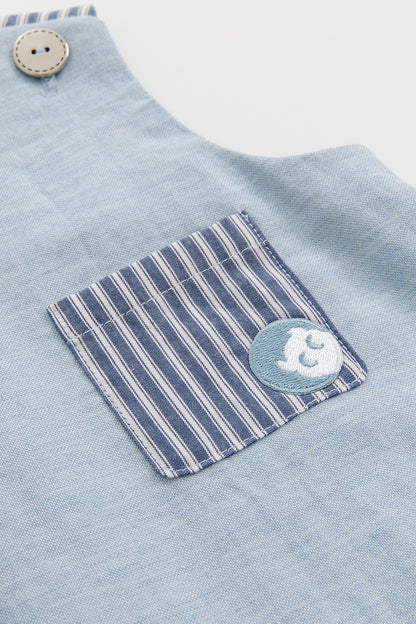 【予約商品】Main コレクション：Casual Line ポケット付きサロペット