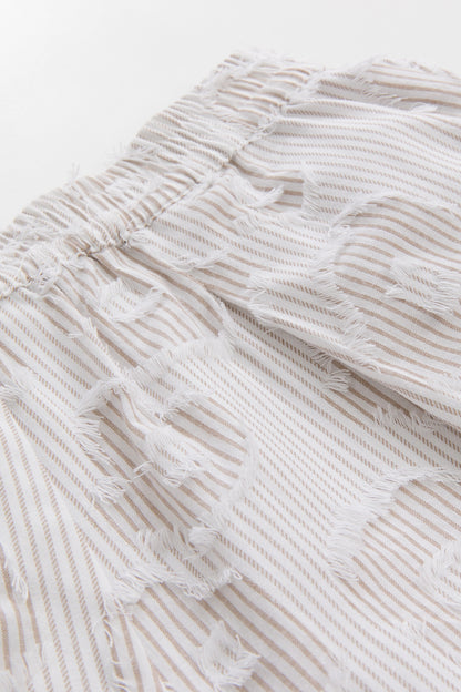 【予約商品】Luxury コレクション：Soft Glow リボン結びキュロットスカート