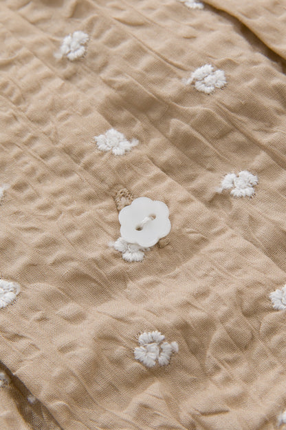 Luxuryコレクション：Meadowフラワー刺繍トップス