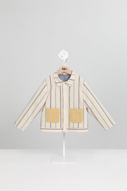 Mainコレクション：Eko Stripeリバーシブルジャケット