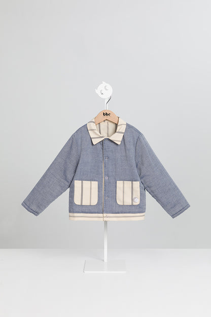 Mainコレクション：Eko Stripeリバーシブルジャケット
